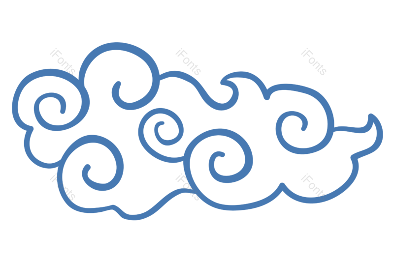 中国风图片,花纹元素,水花PNG,中秋免抠素材